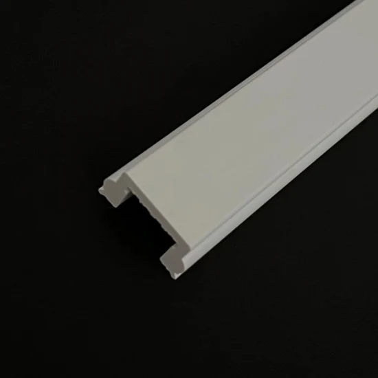 High Quality One - Line White Plastic Extruded PVC Profile