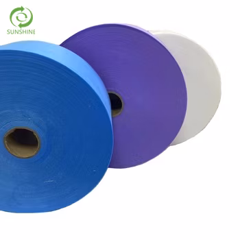 Biodegradable Spunbond Meltblown Non Woven Fabrics 50GSM