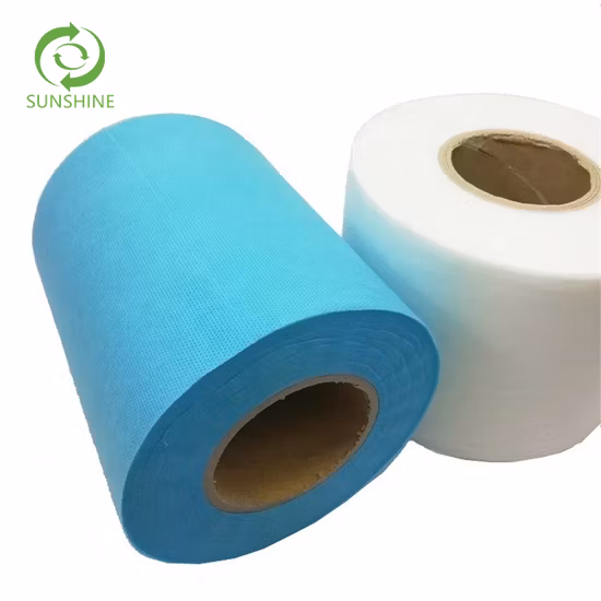 Biodegradable Spunbond Meltblown Non Woven Fabrics 50GSM